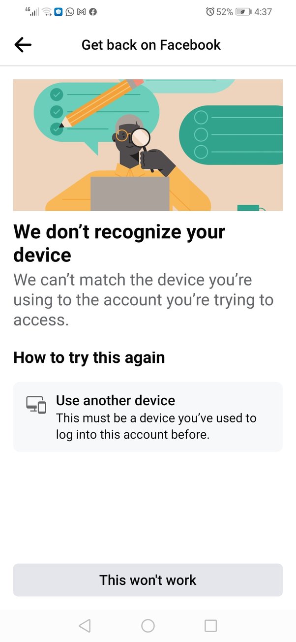 How to Recover Facebook Account  We Don't Recognize Your Device