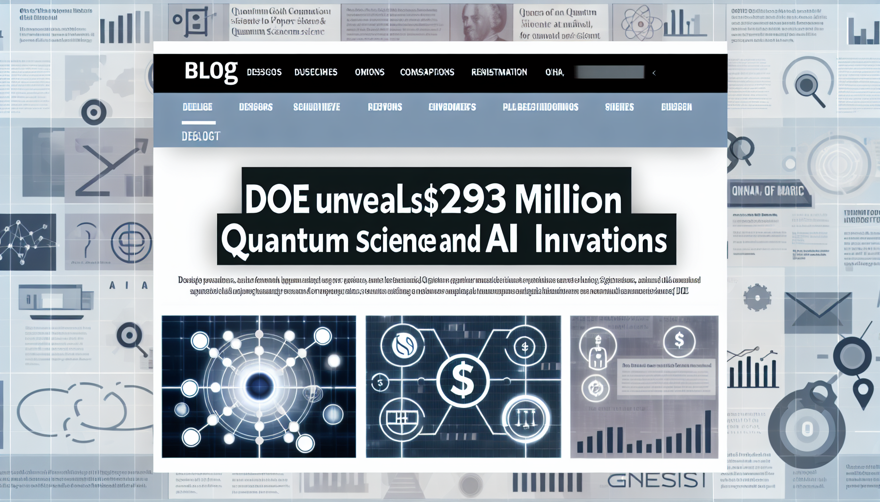 Quantum Genesis DOE Unveils $293 Million Genesis Mission to Propel Quantum Science and ...