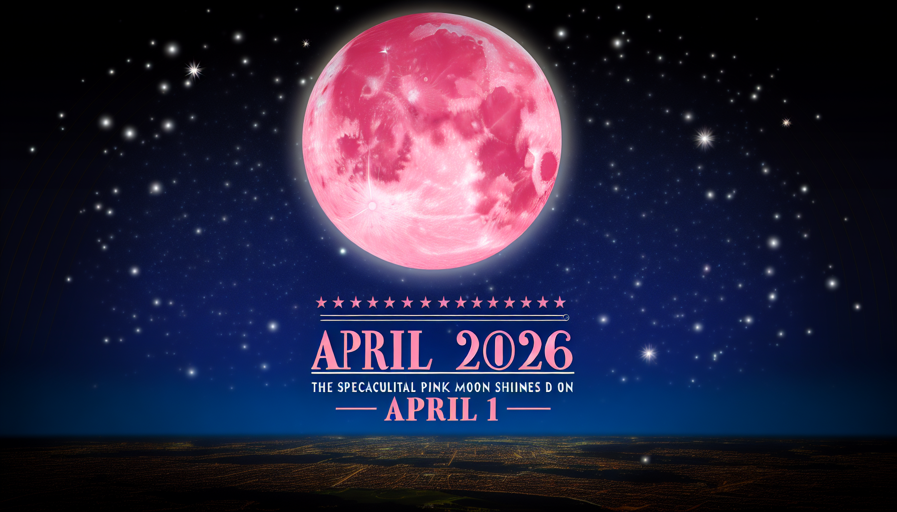 Bright April April 2026: The Spectacular Pink Moon Shines Bright on April 1 - The ...