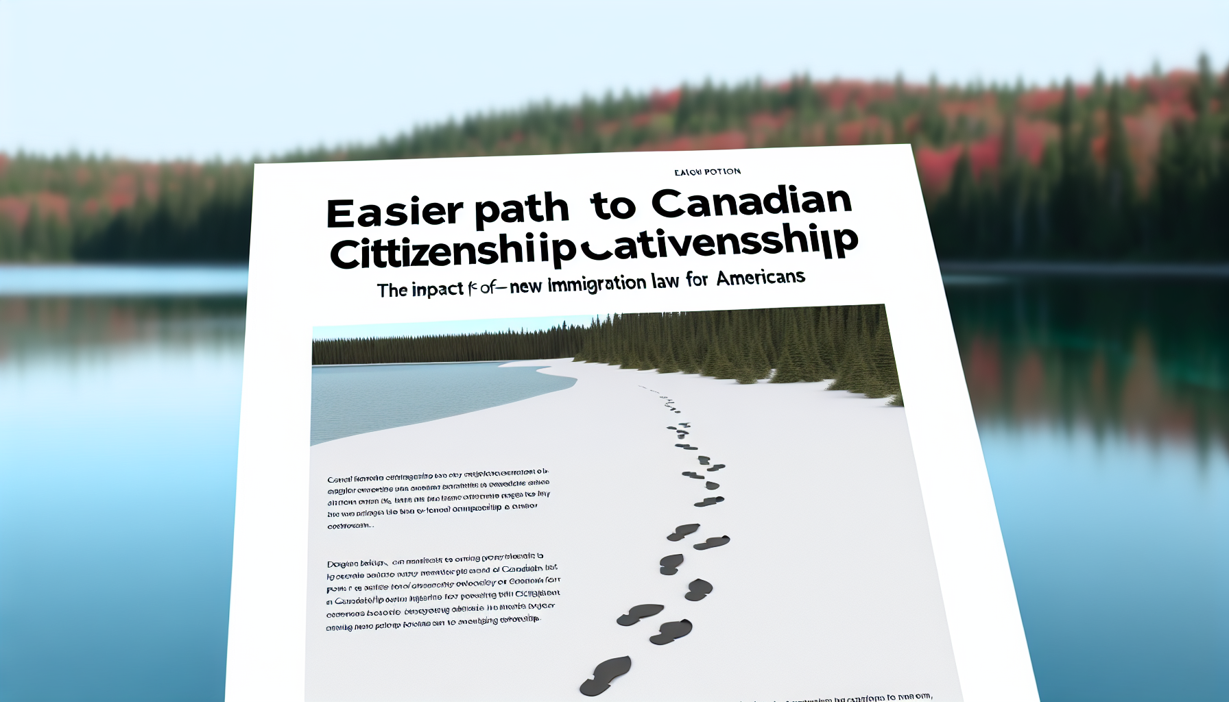 Easier Path to Canadian Citizenship: The Impact of New Immigration Law for Americans