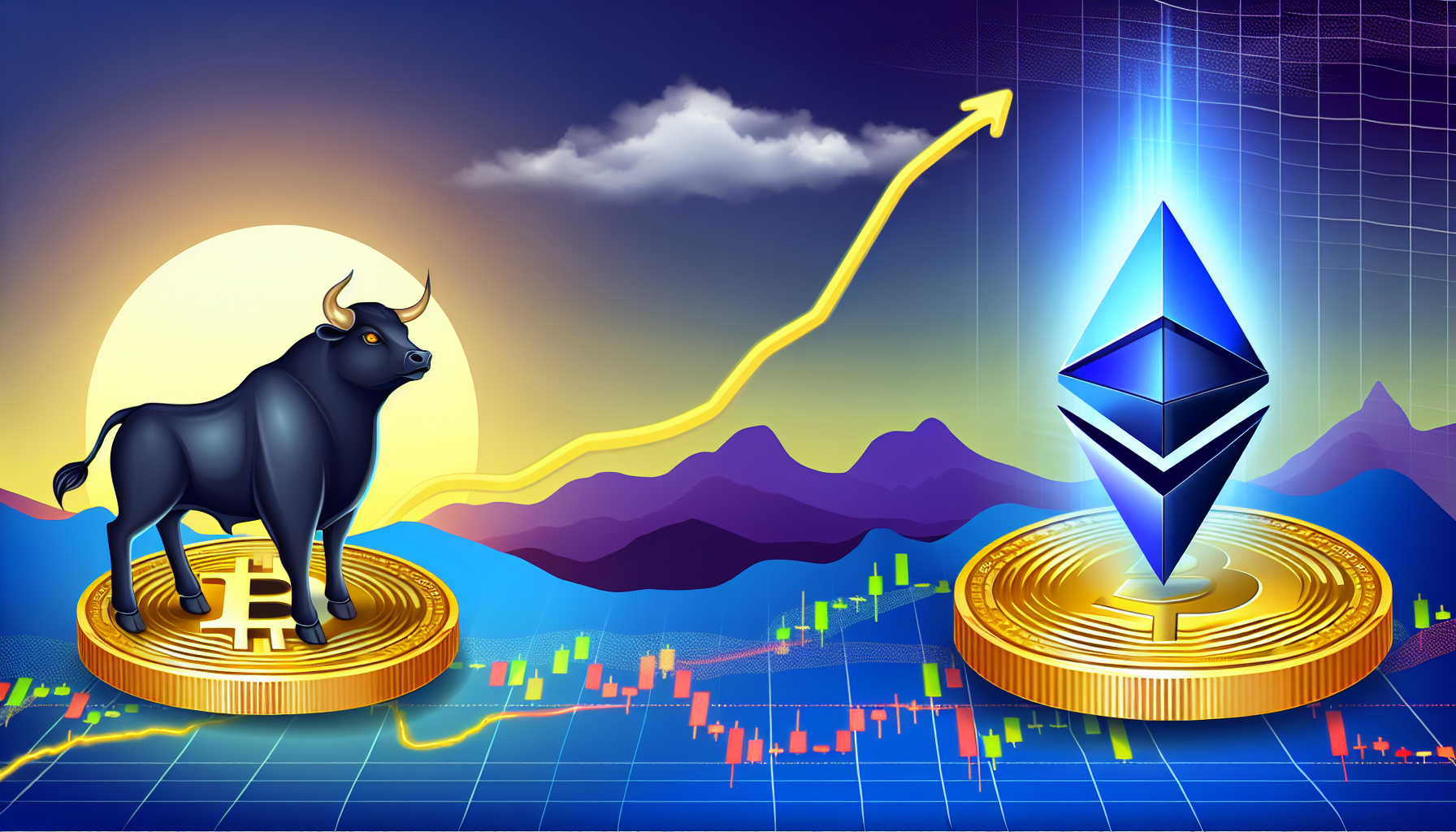 Cryptocurrency Market Rebounds: Bitcoin and Ethereum Surge Amid Renewed Investor Confidence