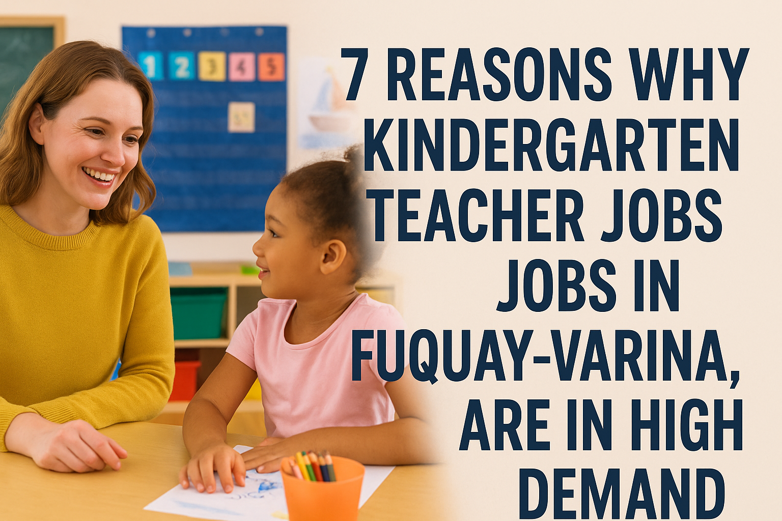 7 Reasons Why Kindergarten Teacher Jobs in Fuquay Varina, NC Are in High Demand