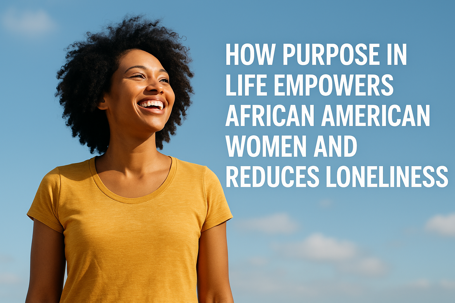 How Purpose in Life Empowers African American Women and Reduces Loneliness