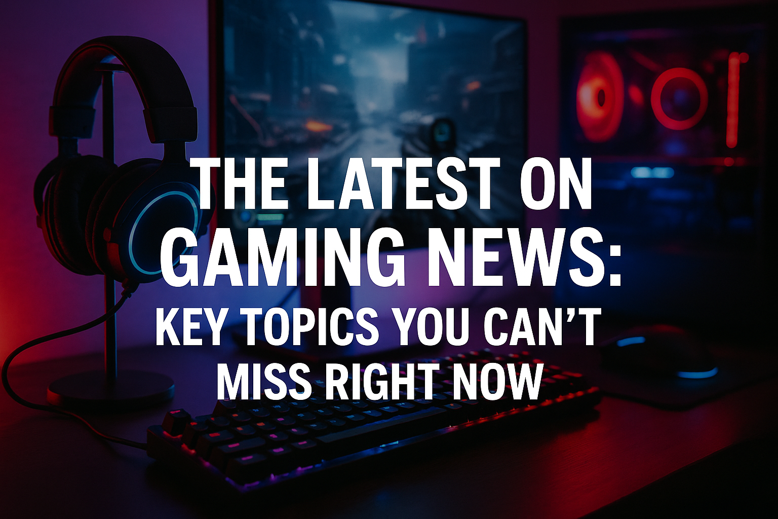 The Latest on Gaming News: Key Topics You Can’t Miss Right Now