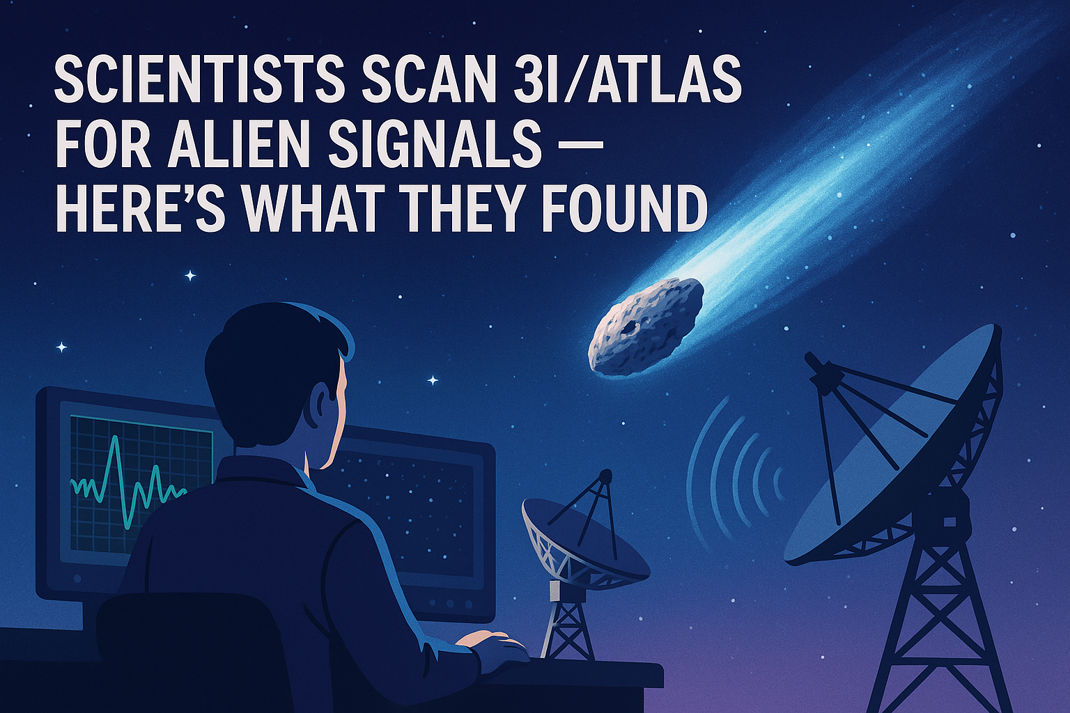 Scientists Scan 3I/ATLAS for Alien Signals — Here’s What They Found