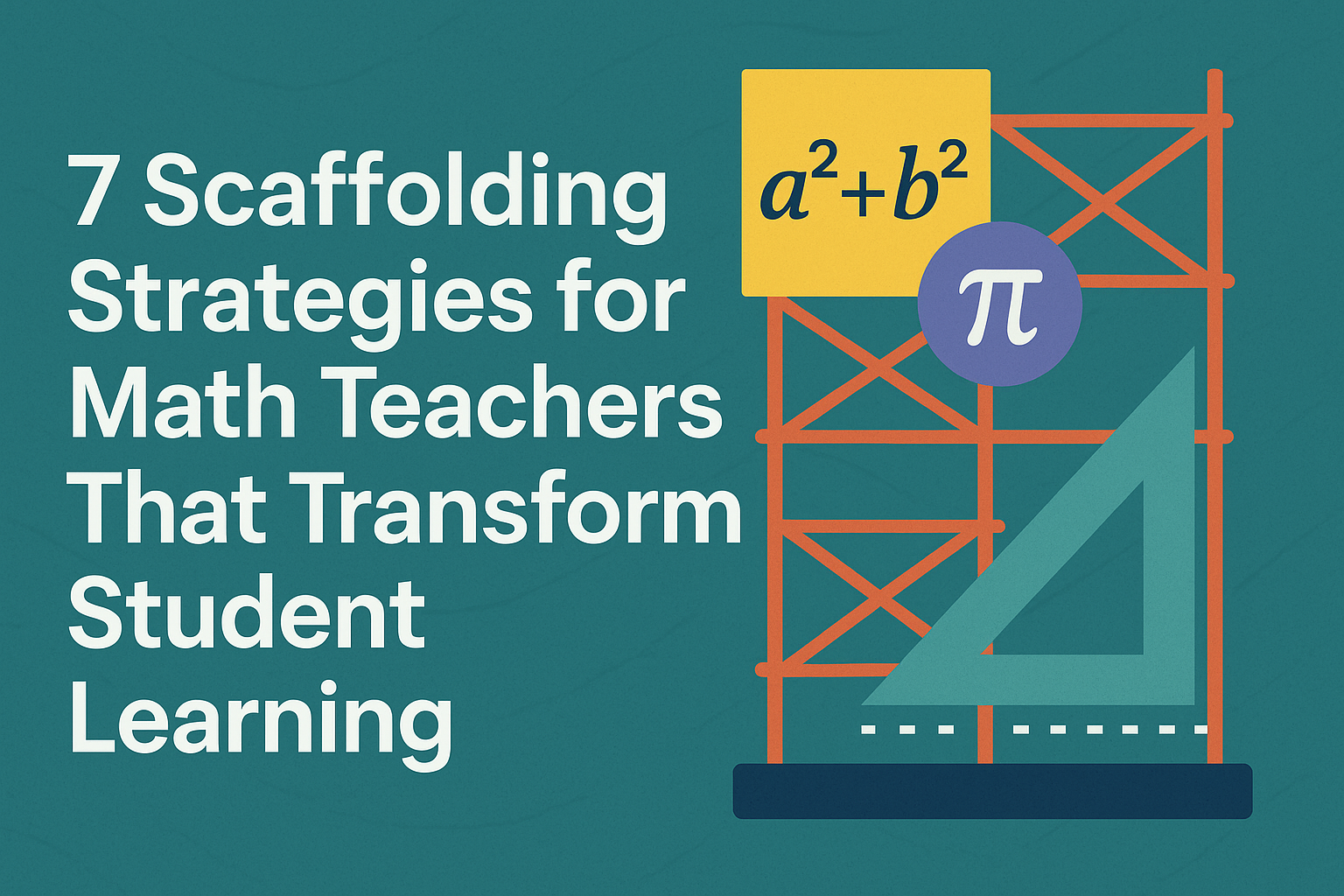 Scaffolds Example In Math 7 Scaffolding Strategies for Math Teachers That Transform Student ...