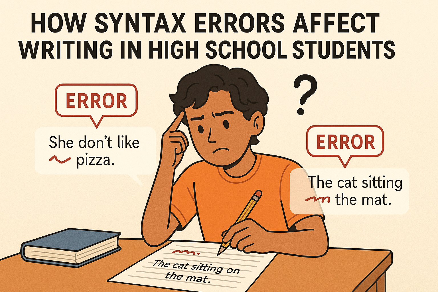 How Syntax Errors Affect Writing in High School Students