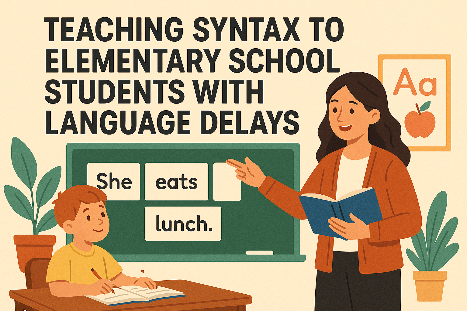 Teaching Syntax to Elementary School Students with Language Delays