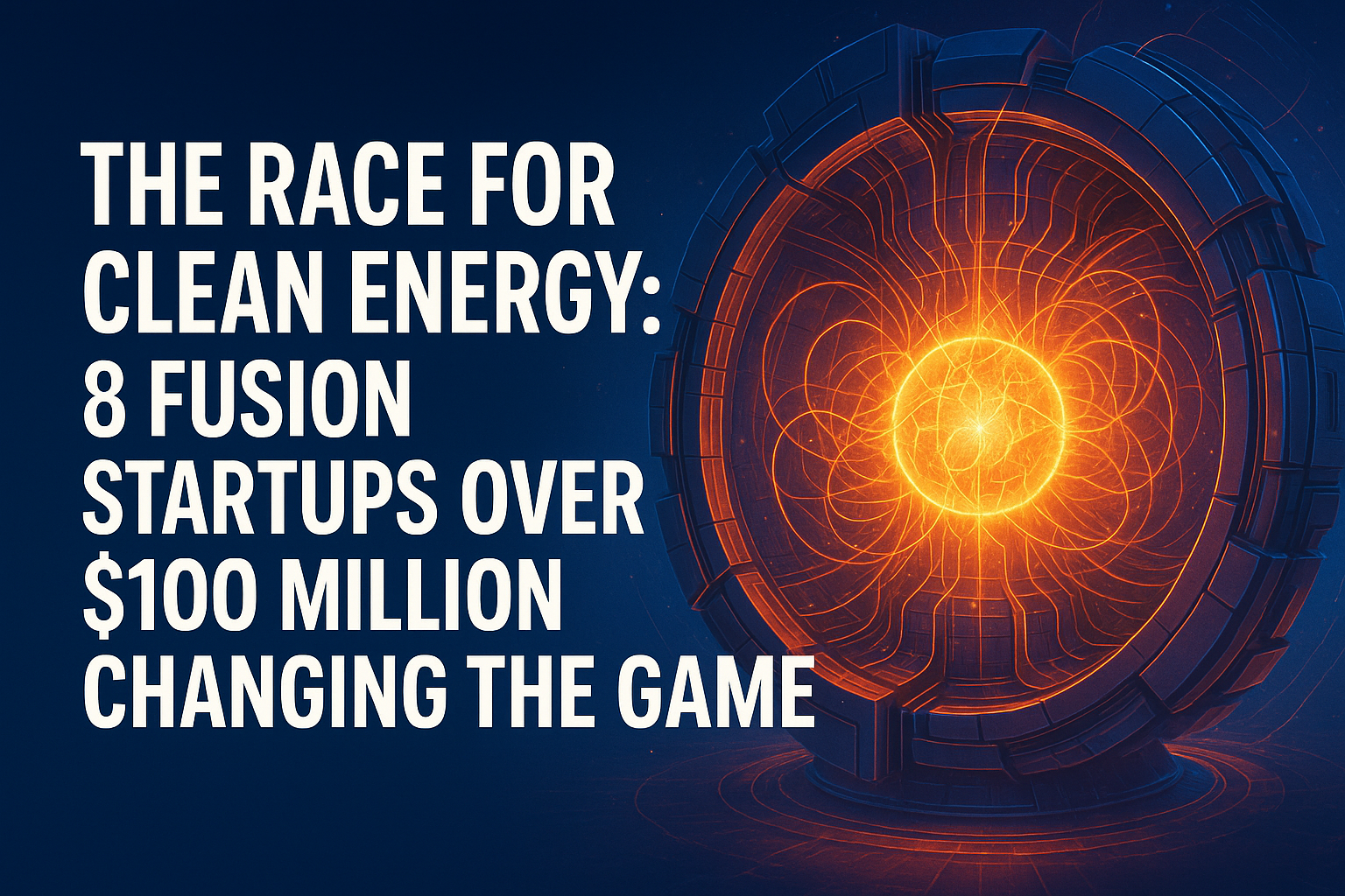 The Race for Clean Energy: 8 Fusion Startups Over $100 Million Changing ...