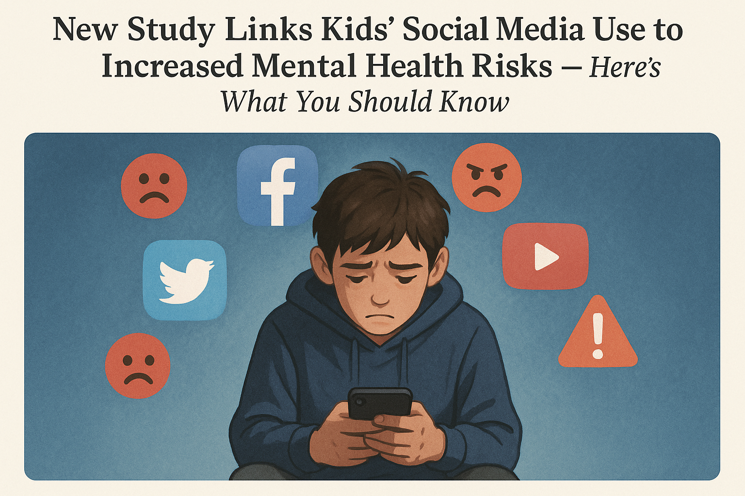 New Study Links Kids’ Social Media Use to Increased Mental Health Risks — Here’s What You Should Know