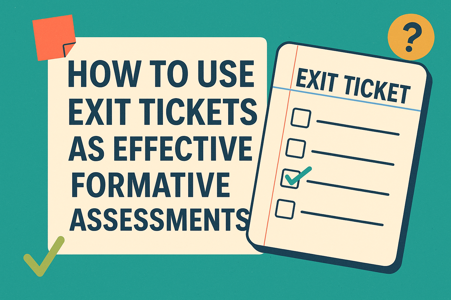 "How to Use Exit Tickets as Effective Formative Assessments" - The Edvocate