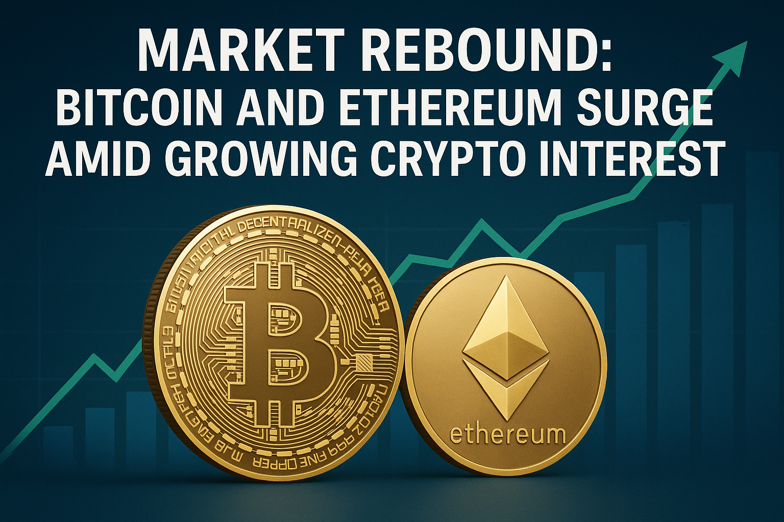Market Rebound: Bitcoin and Ethereum Surge Amid Growing Crypto Interest