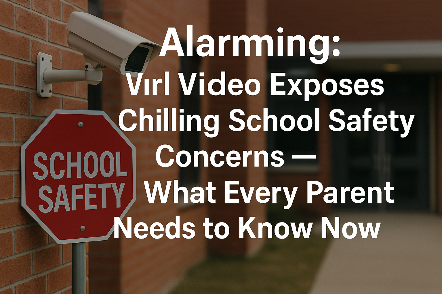 Alarming: Viral Video Exposes Chilling School Safety Concerns — What Every Parent Needs to Know Now